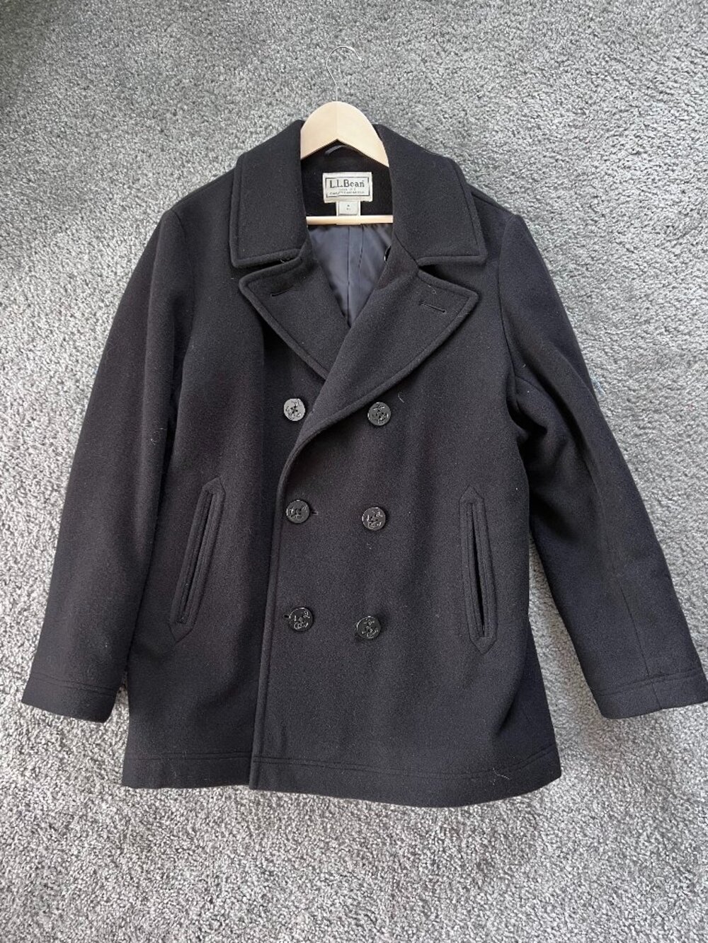 L.L.Bean Men's Wool Peacoat (Bellandi)
